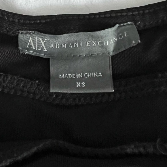 A|X Armani Exchange black mini dress - Picture 3 of 3